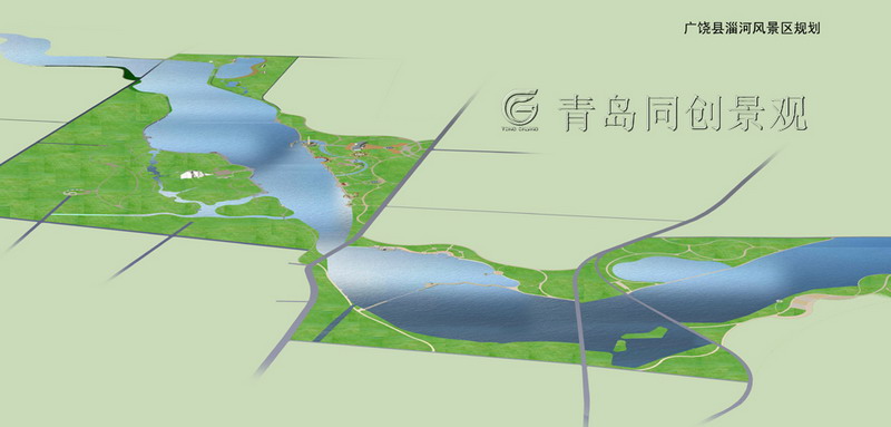 淄河风景区规划2 景观设计与建造; 青岛同创景观设计营造有限公司