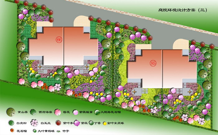 别墅庭院设计03 景观设计与建造; 青岛同创景观设计营造有限公司